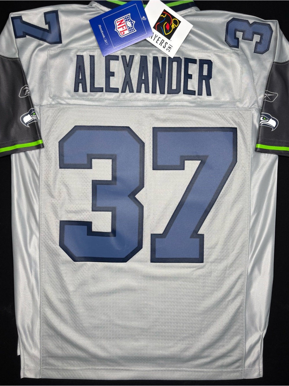 NWT RARE Seattle Seahawks Shaun Alexander Reebok Premier Football Jersey